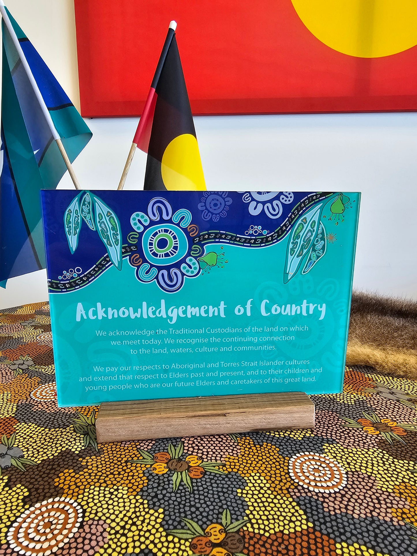 VACCA - Acknowledgement of Country Plaque (Perspex - glossy finish)