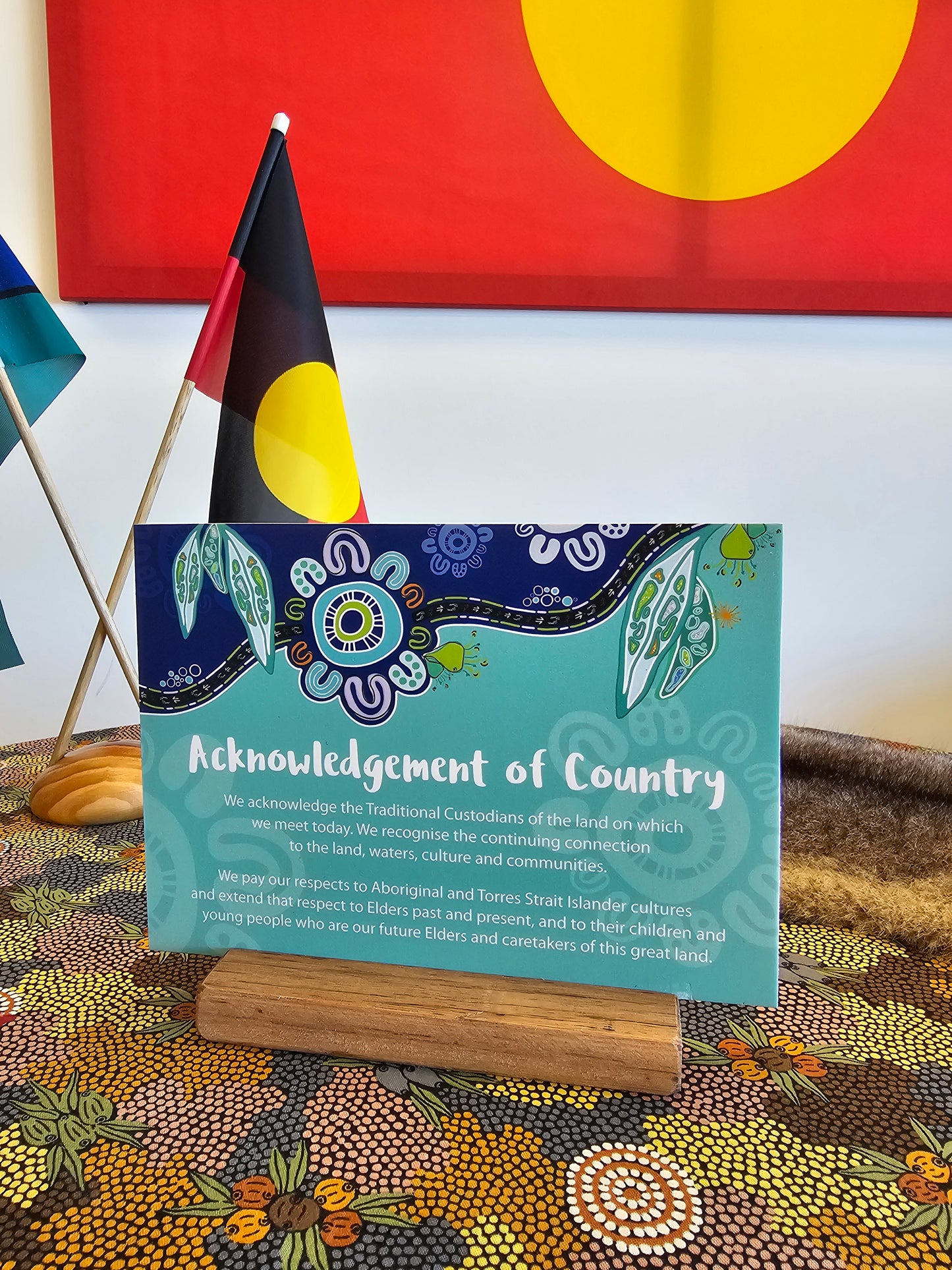 VACCA - Acknowledgement of Country Plaque (PCV - matt finish)