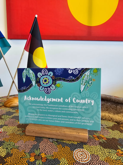 VACCA - Acknowledgement of Country Plaque (PCV - matt finish)