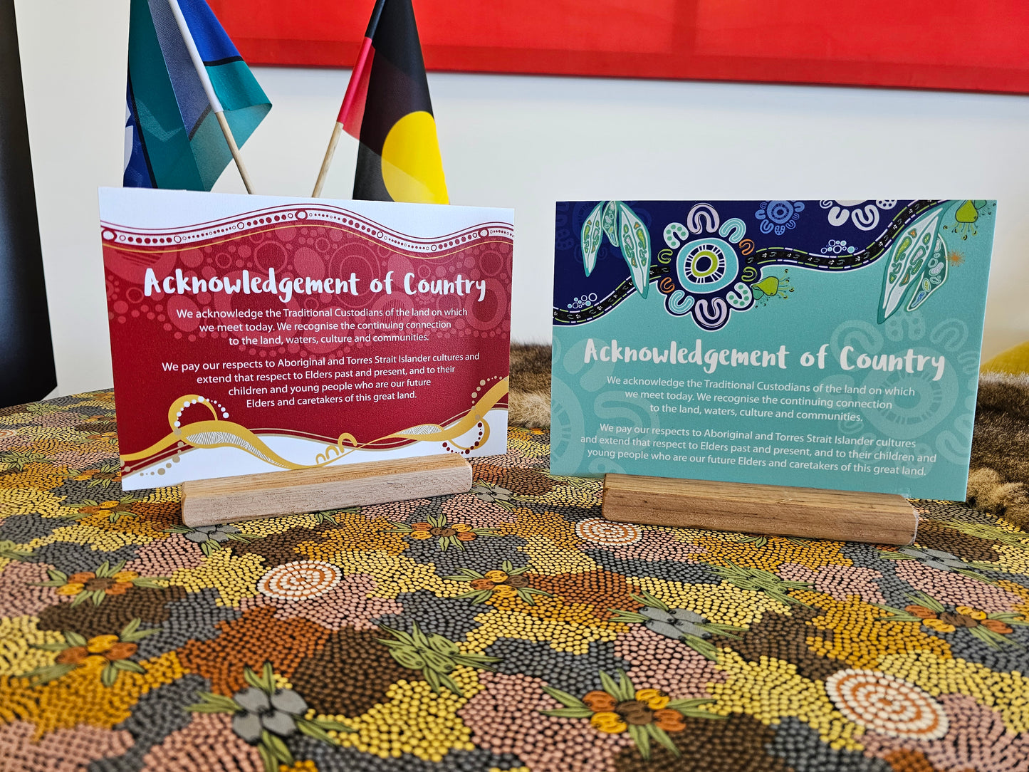 VACCA - Acknowledgement of Country Plaque (PCV - matt finish)