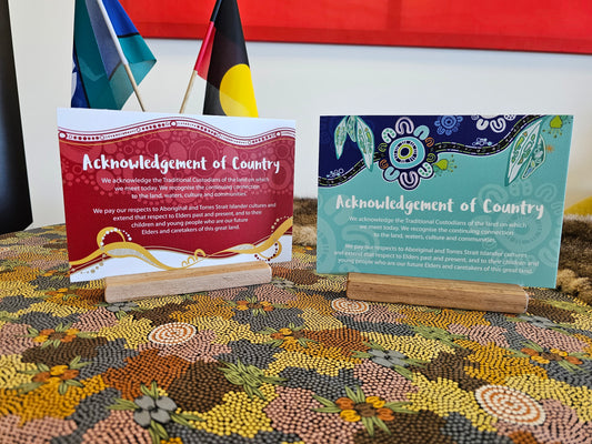 VACCA - Acknowledgement of Country Plaque (PCV - matt finish)