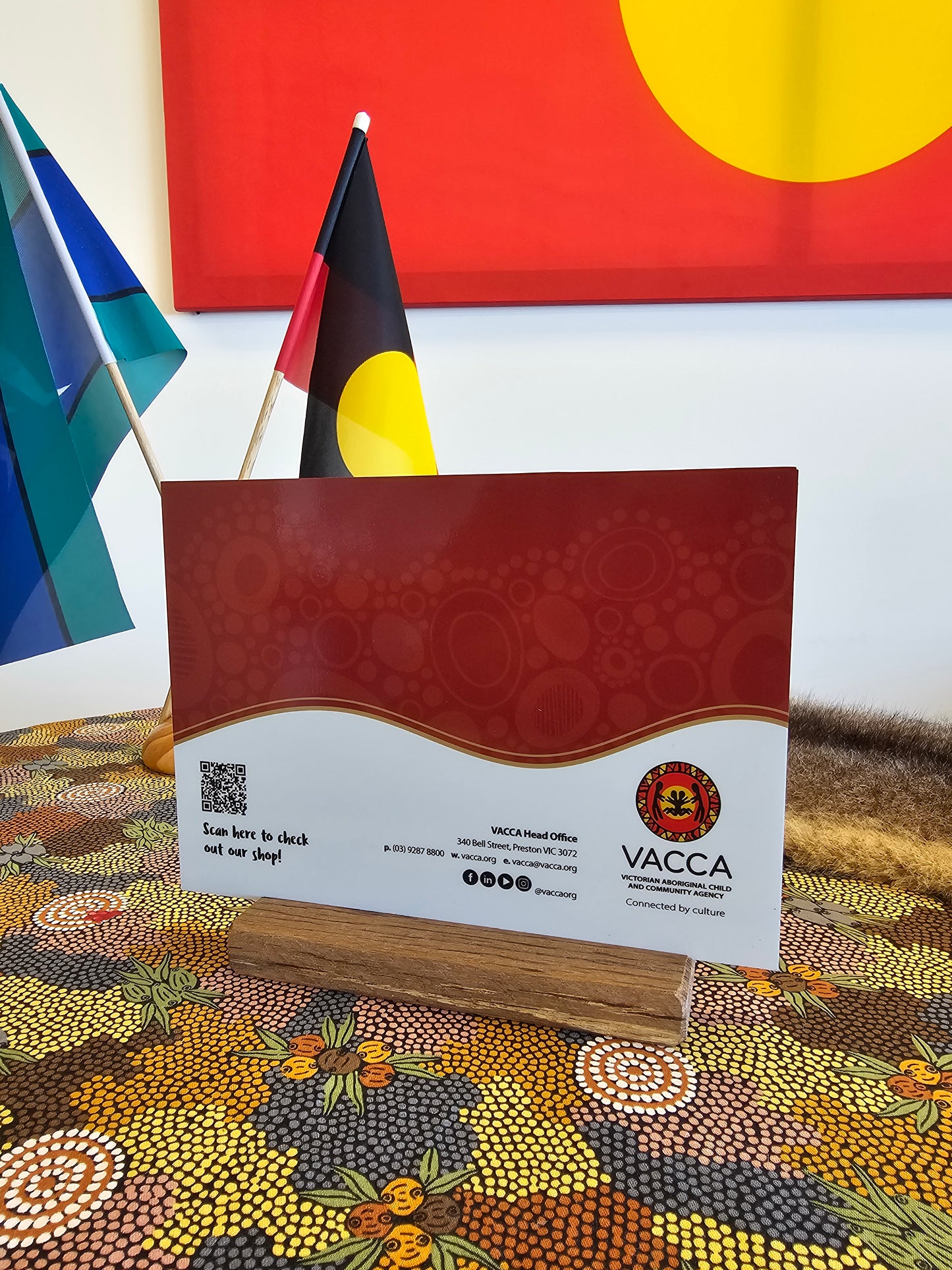 VACCA - Acknowledgement of Country Plaque (Perspex - glossy finish)